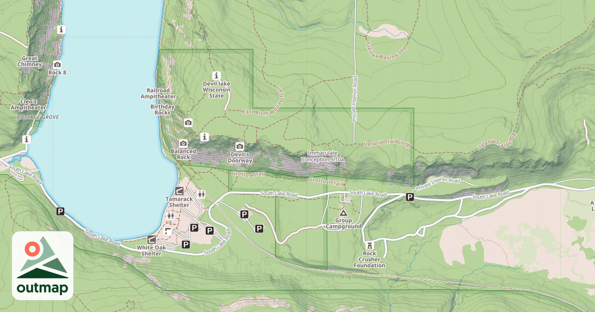 Map of Immaculate Conception