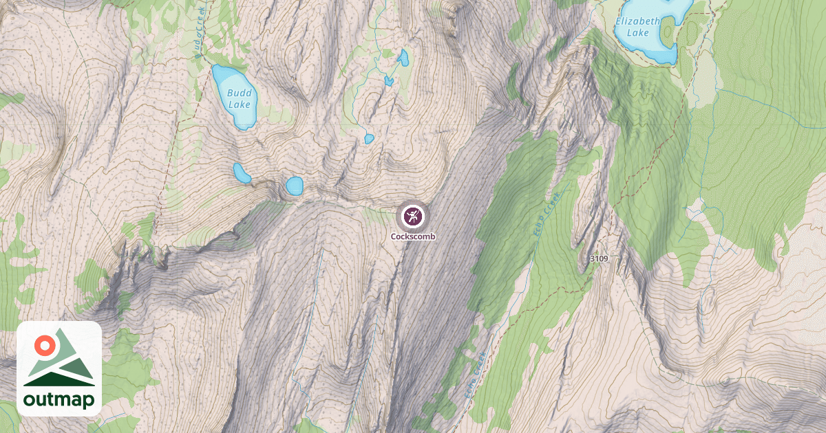 Map of Cockscomb
