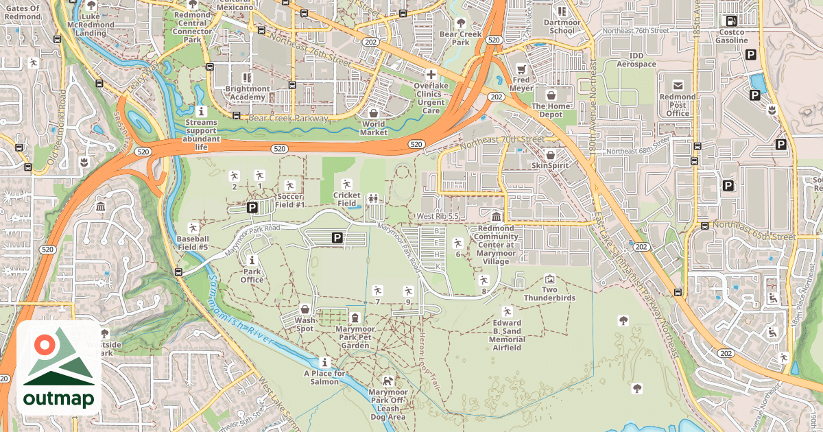 Map of West Rib