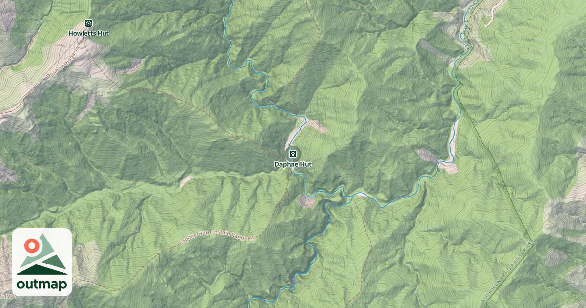 Map of Daphne Hut