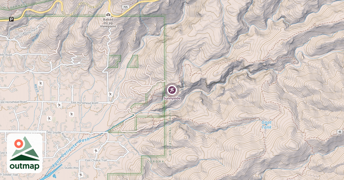 Map of Sunnyside