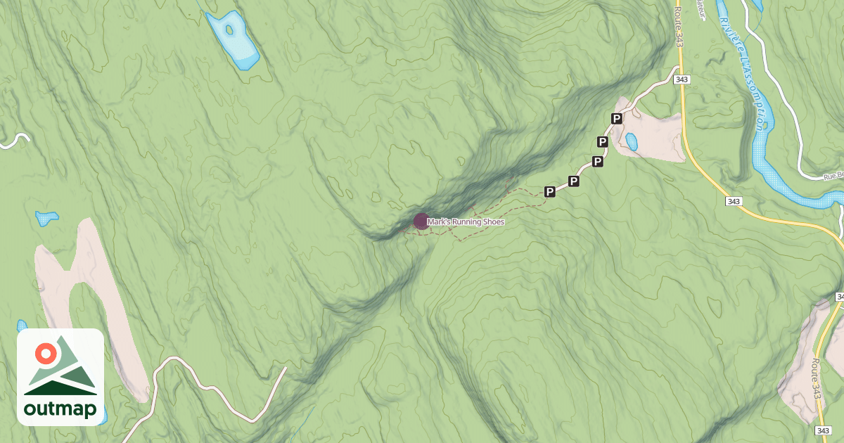 Map of Mark's Running Shoes