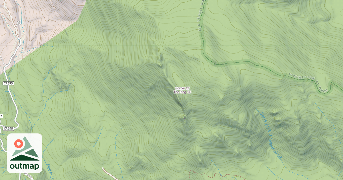 Map of Corner Of The Ring