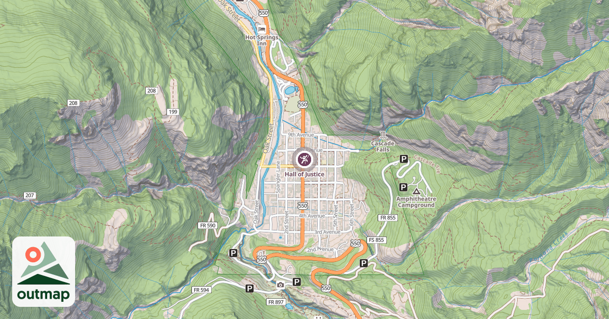 Map of Hall of Justice