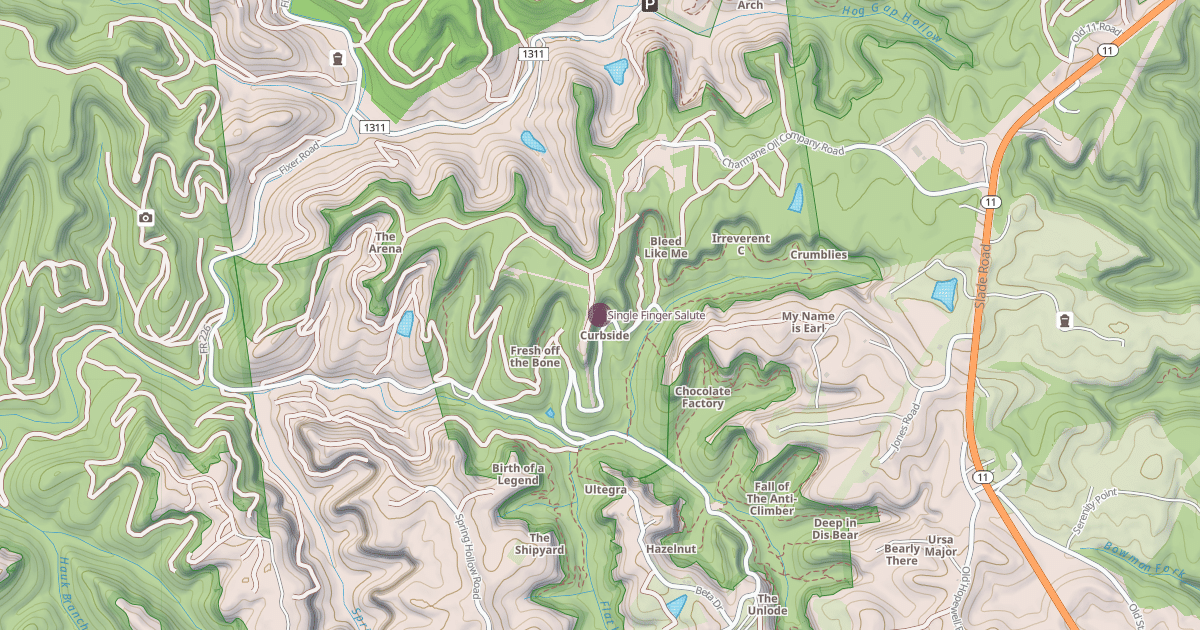 Map preview of Single Finger Salute
