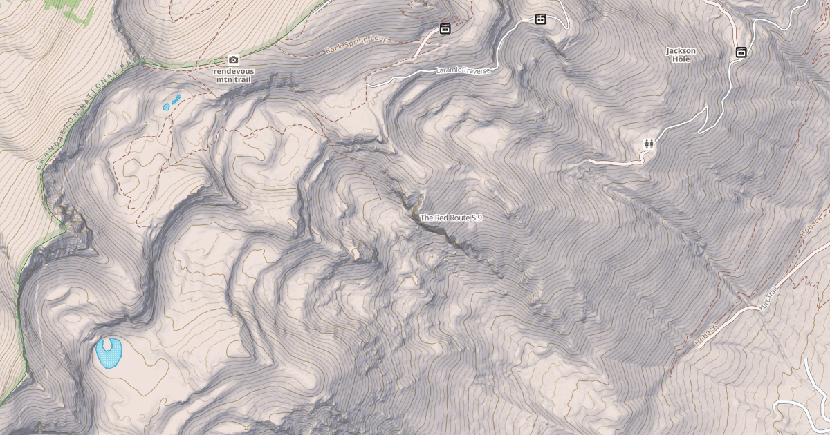 Map preview of The Red Route