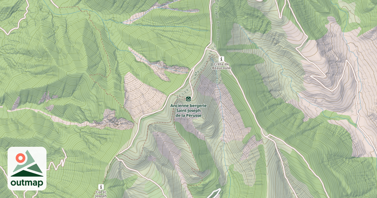 Map of Ancienne bergerie Saint-Joseph de la Pérusse