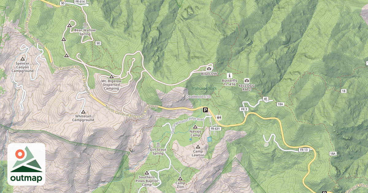 Map of Deadwood