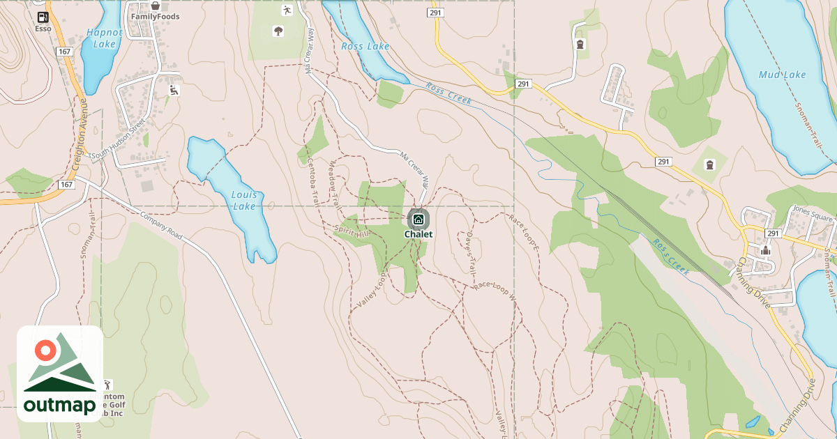 Map of Chalet in Northern / Nord