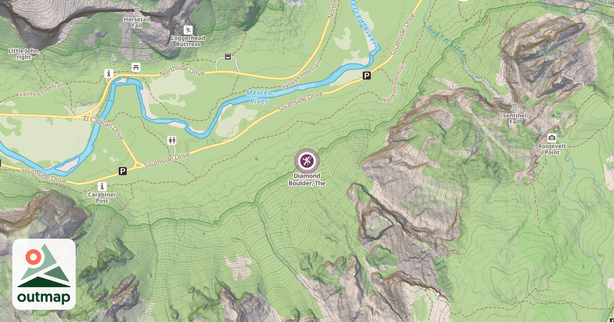 Map of Diamond Boulder, The