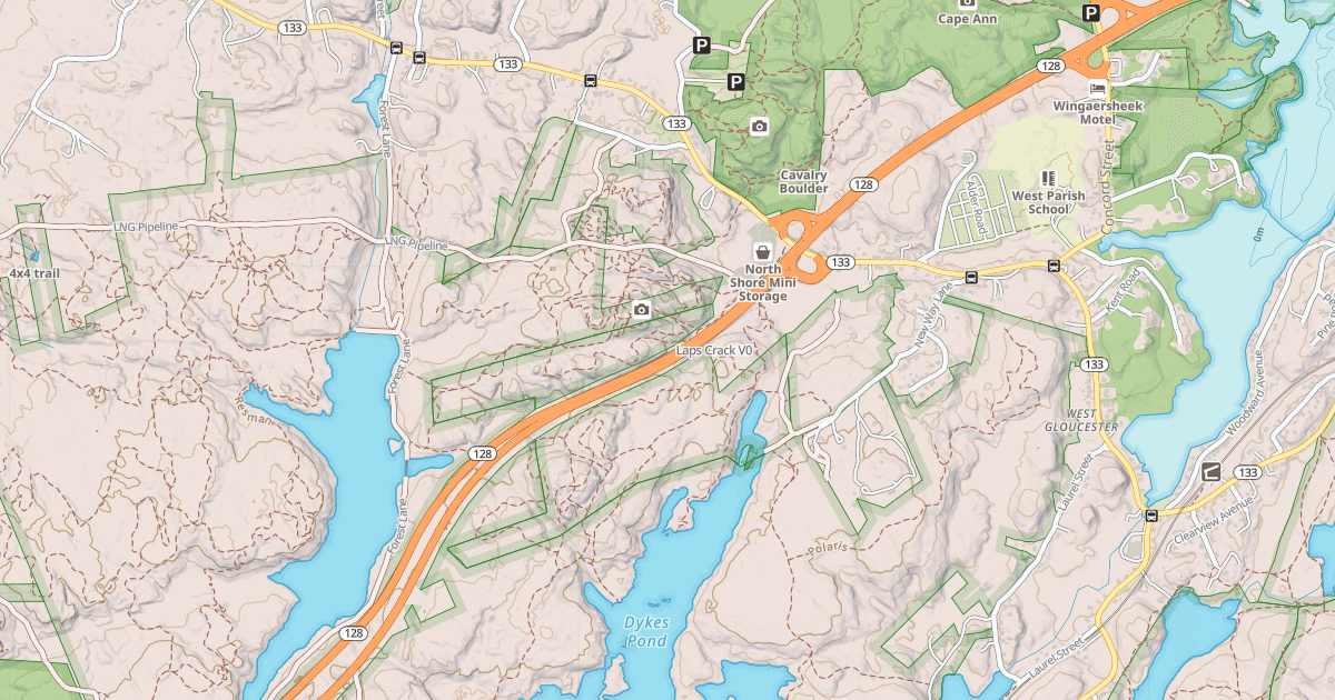 Map preview of Laps Crack