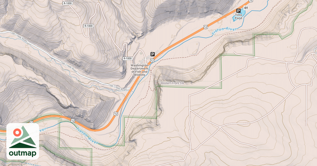 Map of Western Front