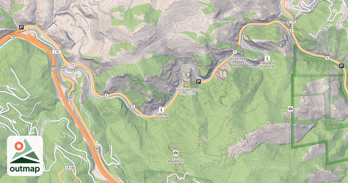 Map of Less Happy Fun Time