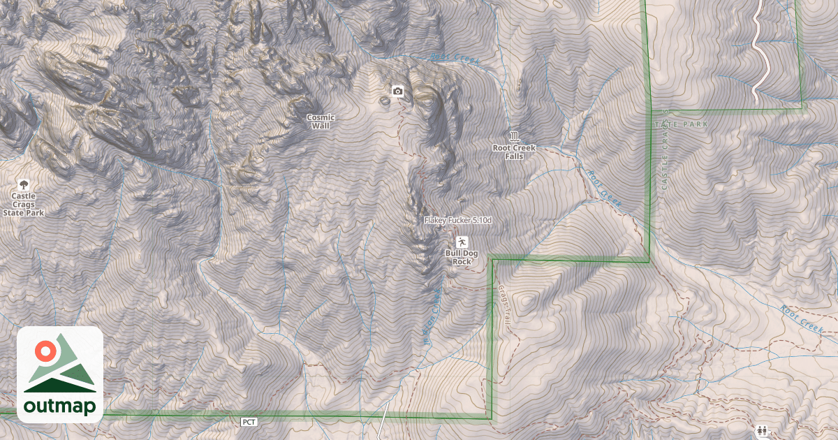 Map of Flakey Fucker