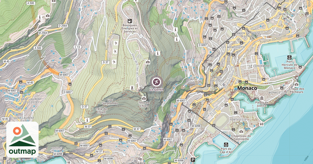 Map of Le Gentil