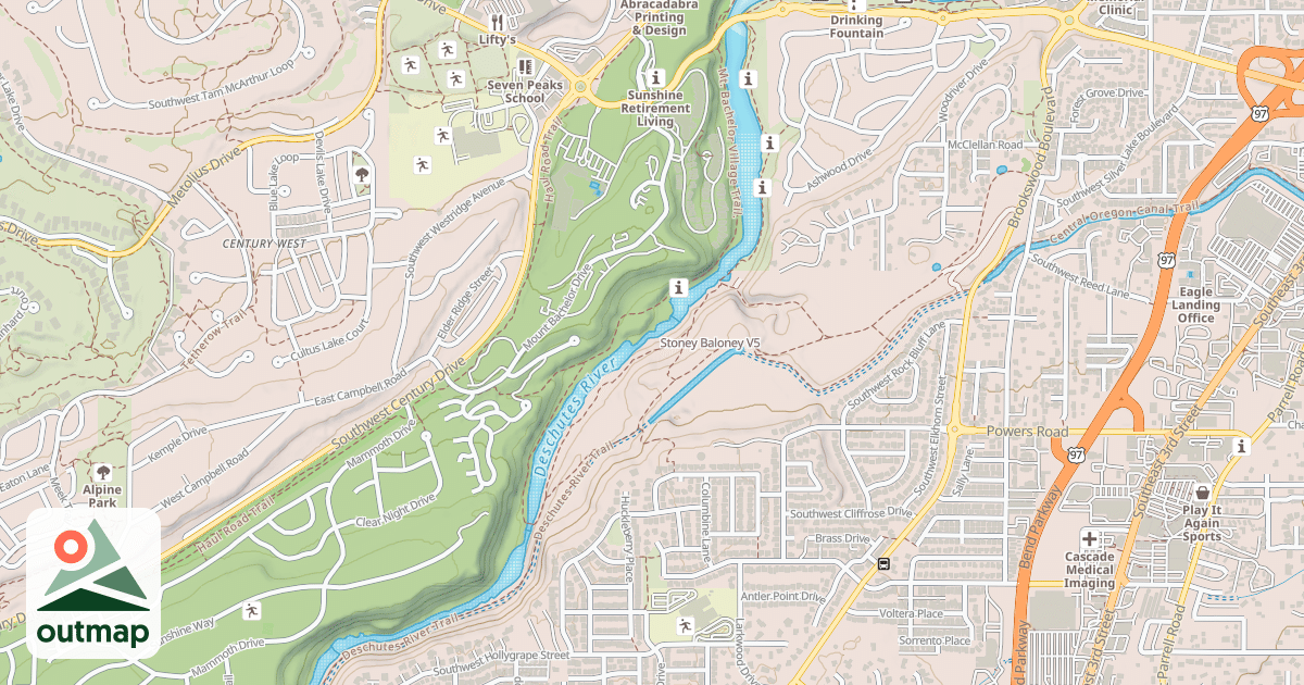 Map of Stoney Baloney