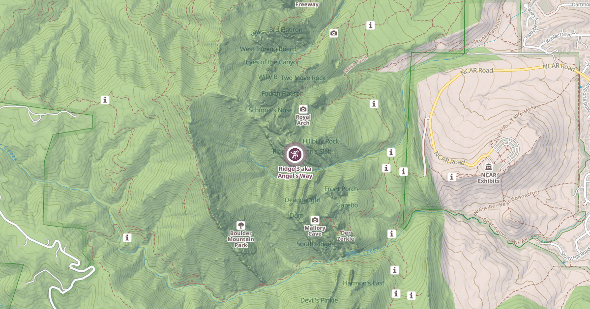 Map preview of Ridge 3 aka Angel's Way