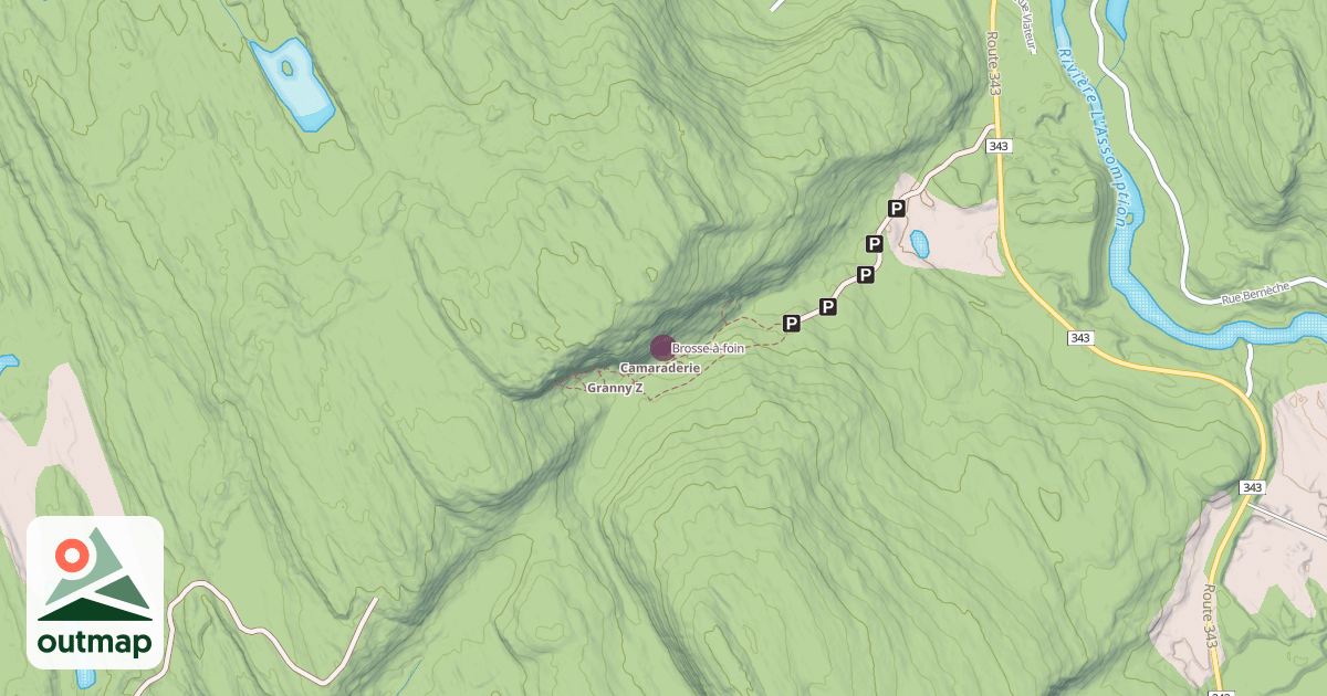Map of Brosse-à-foin