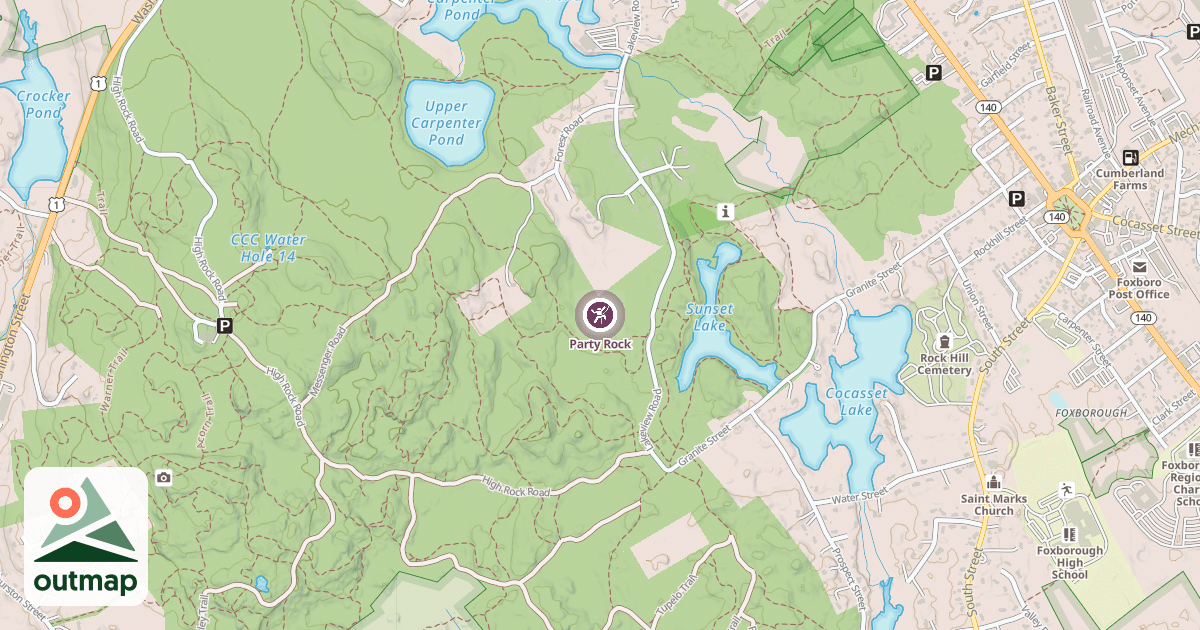 Map of Party Rock