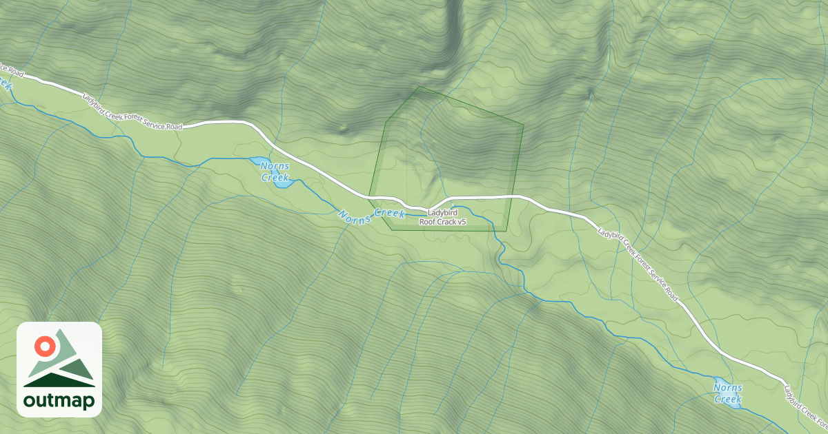 Map of Ladybird Roof Crack