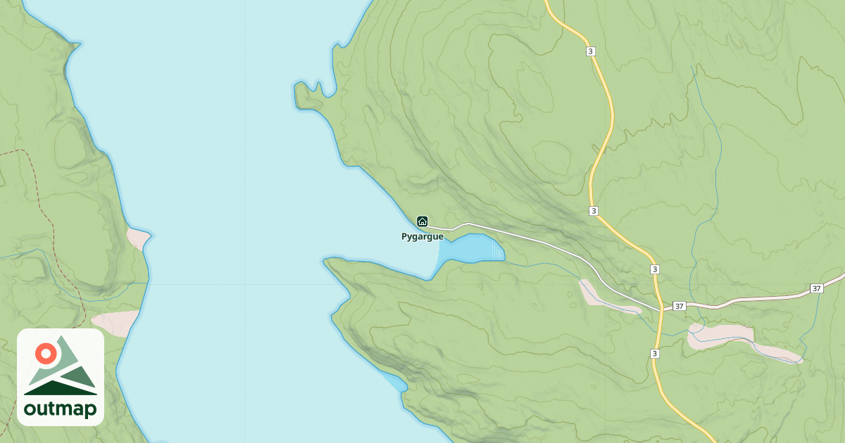 Map of Pygargue