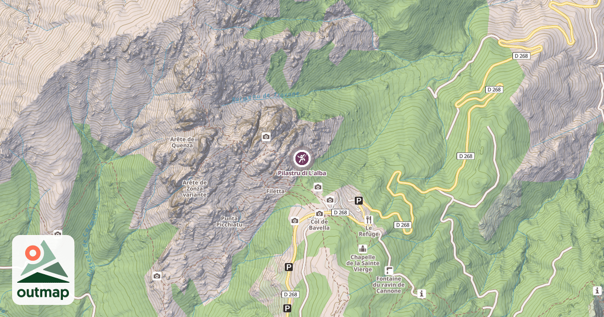 Map of Pilastru di L'alba