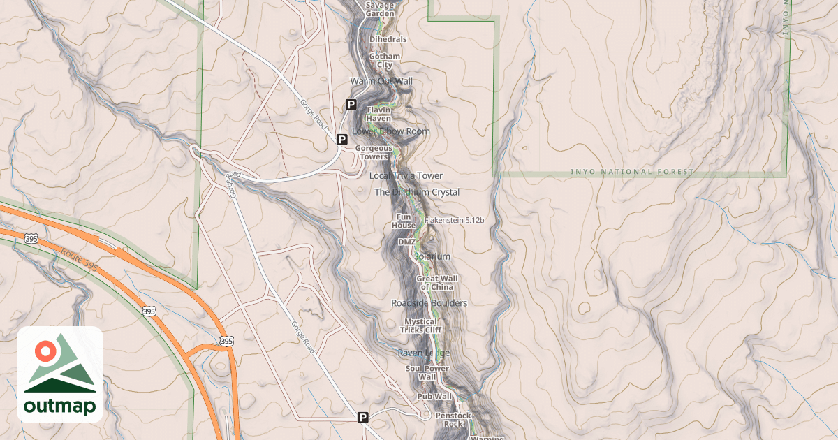 Map of Flakenstein