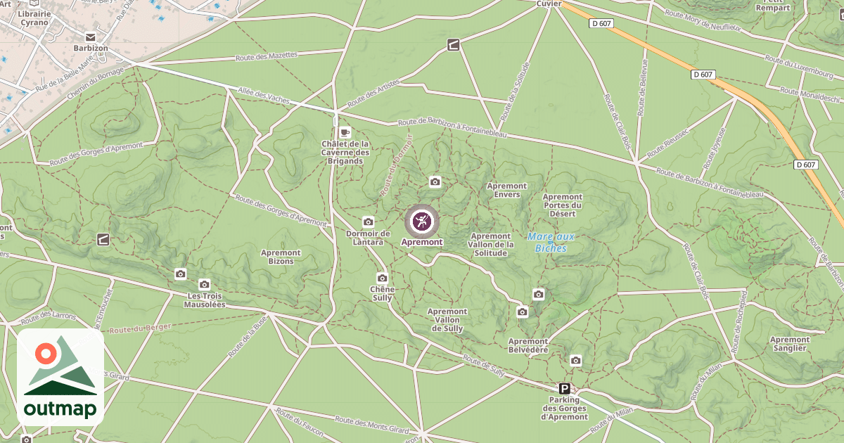 Map of Apremont