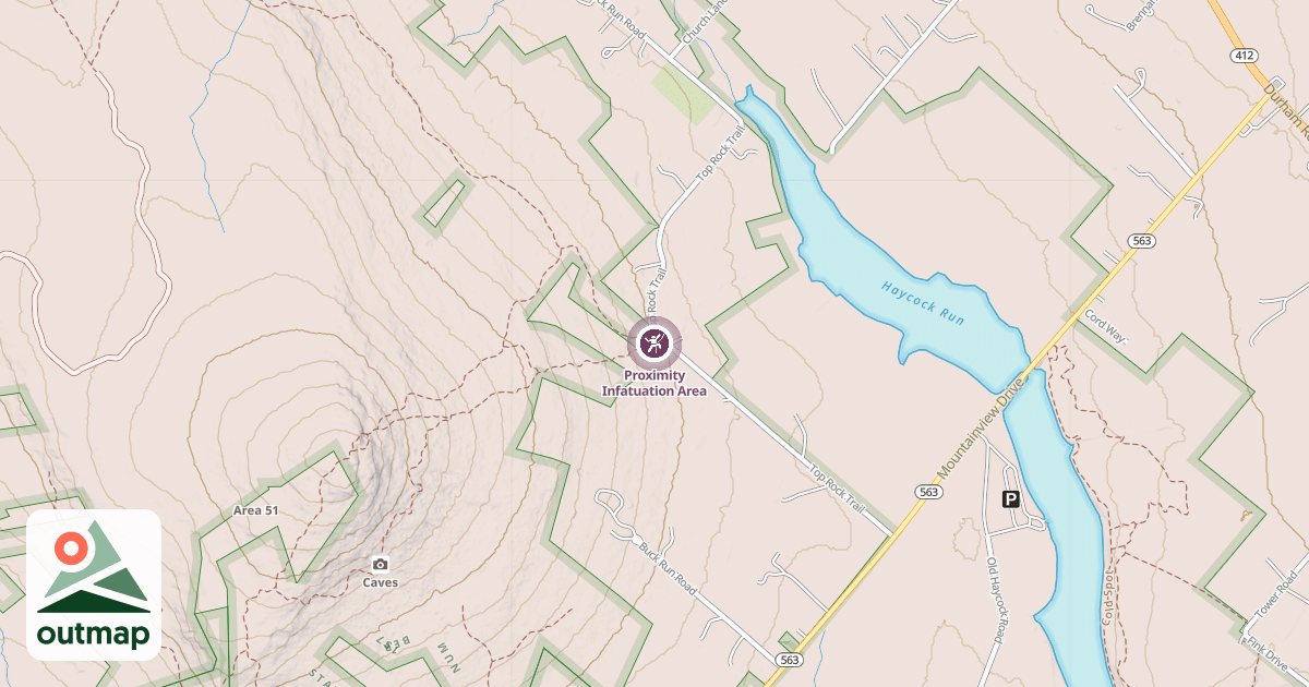 Map of Proximity Infatuation Area