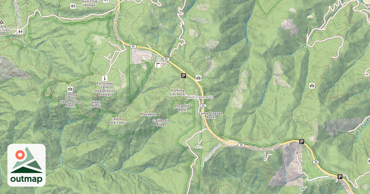Map of Roof Traverse