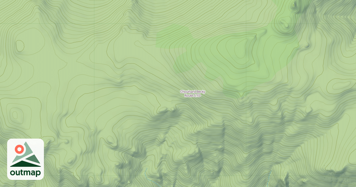 Map of Chouinard Becky Route