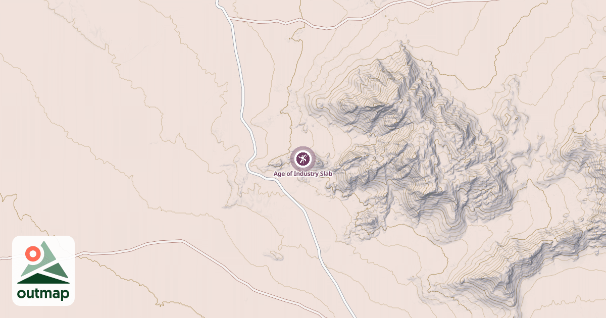 Map of Age of Industry Slab