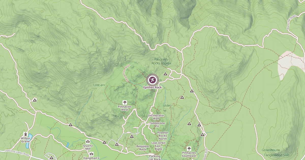 Map preview of Epithet Rock