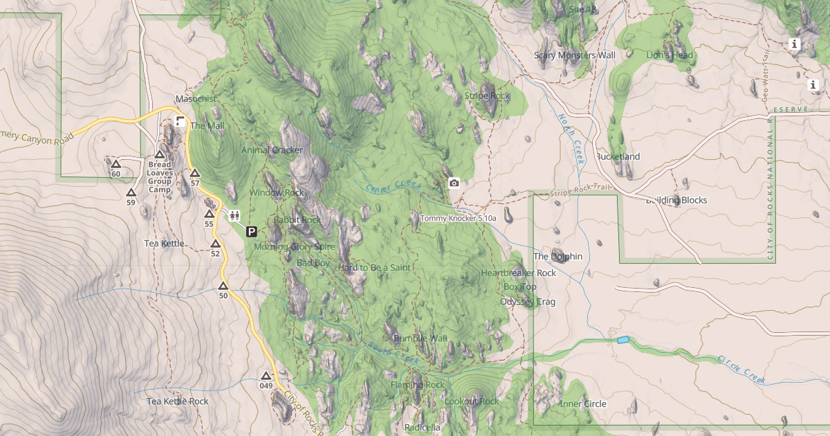 Map preview of Tommy Knocker