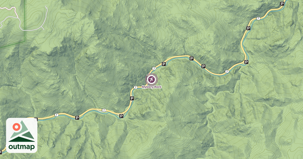 Map of Mystery Rock