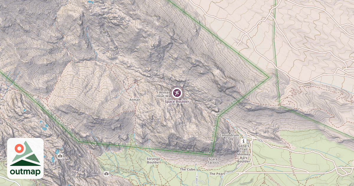 Map of Space Boulder