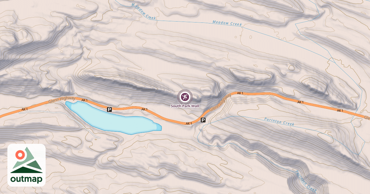 Map of South Park Wall