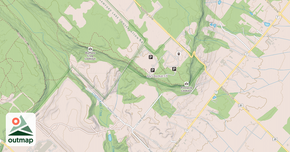Map of Ray's Big Butt