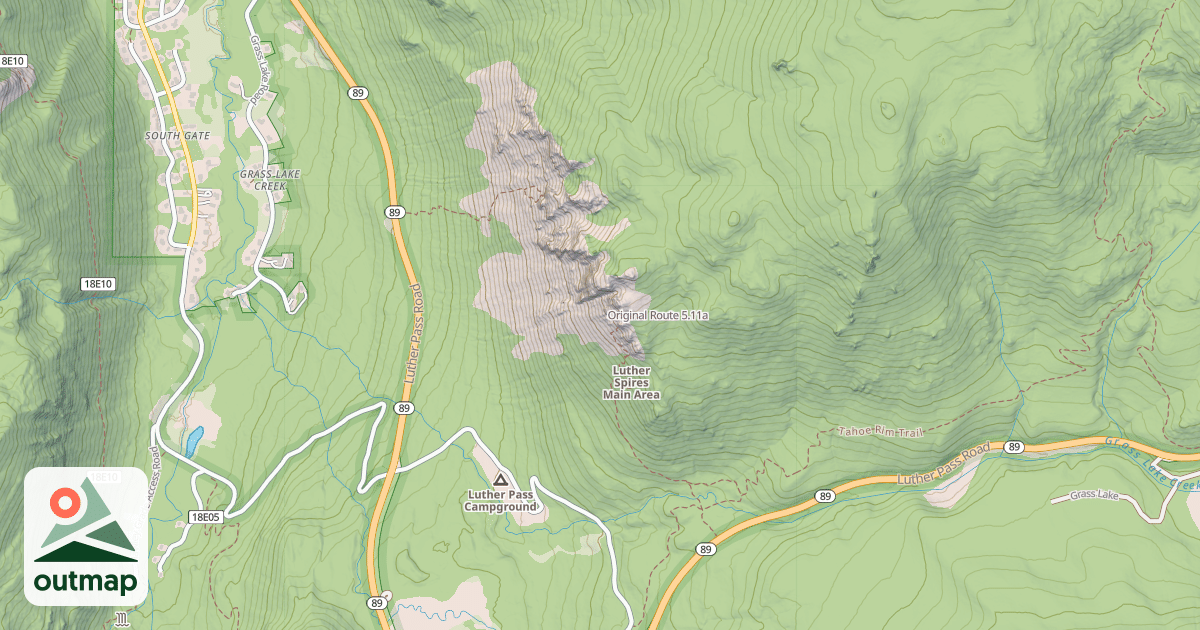 Map of Original Route