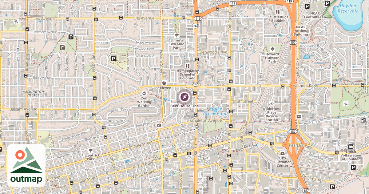 Map of Beef House, The