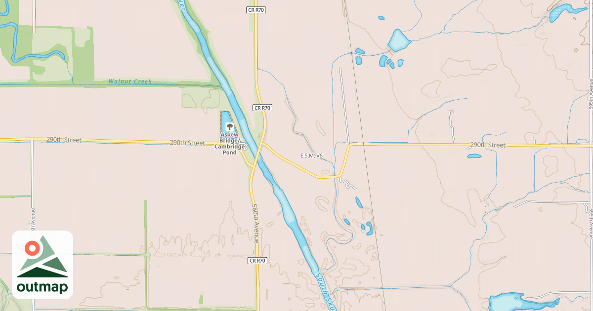 Map of E.S.M.