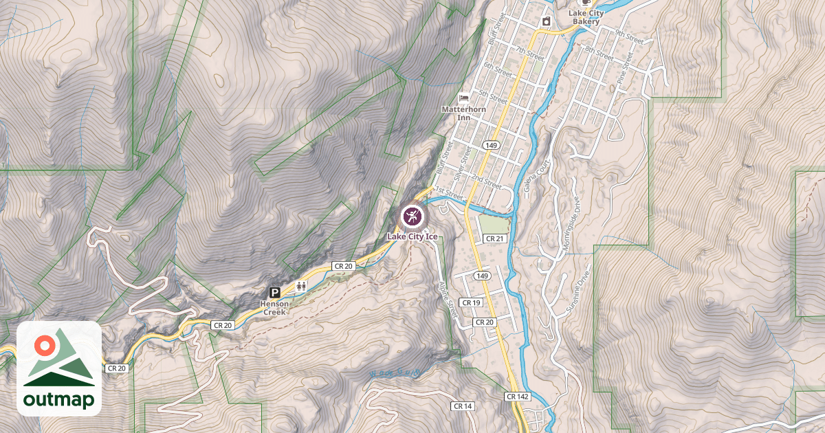 Map of Lake City Ice