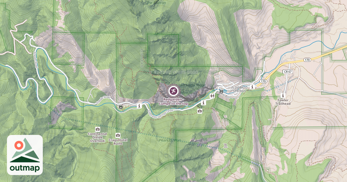 Map of Redgarden - Lumpe to the top