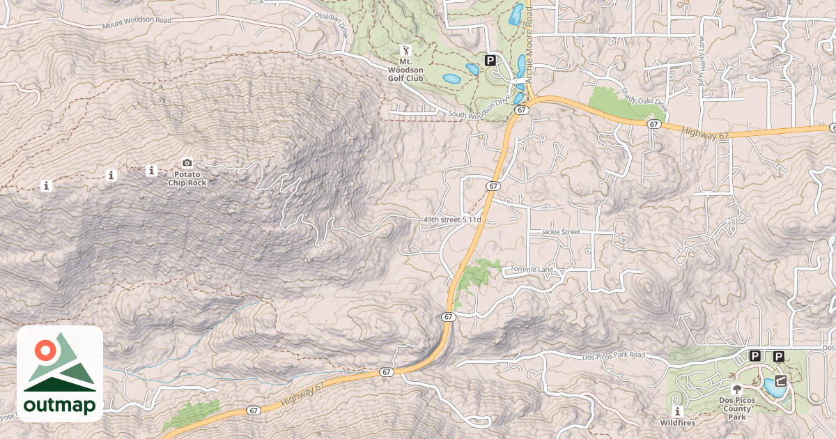 Map of 49th street