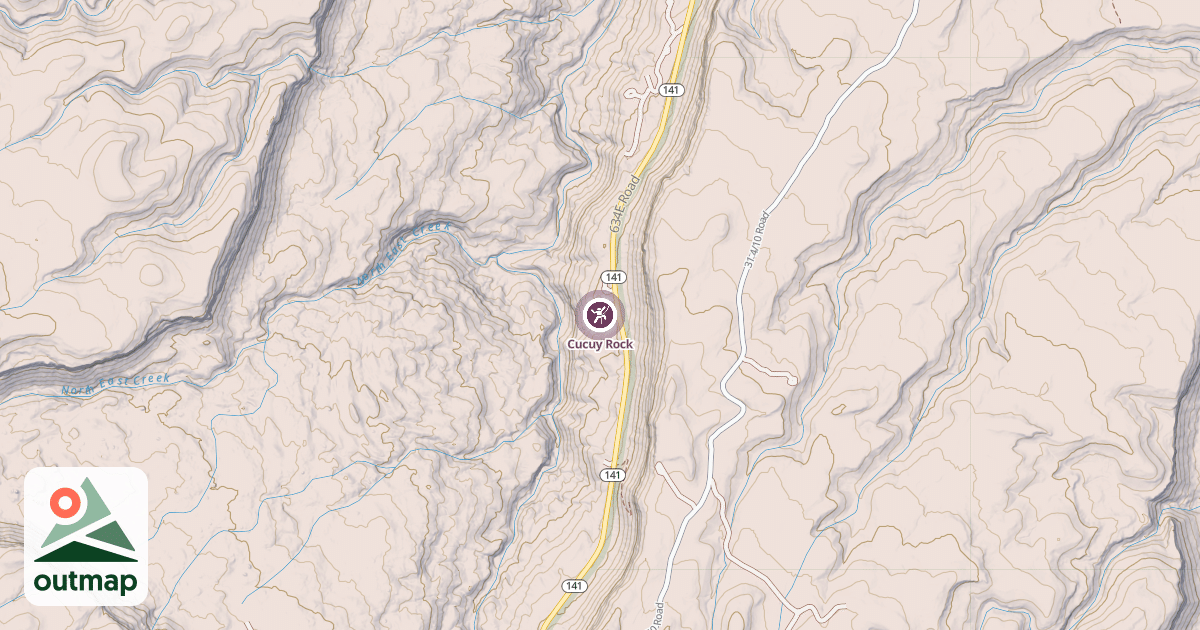 Map of Cucuy Rock