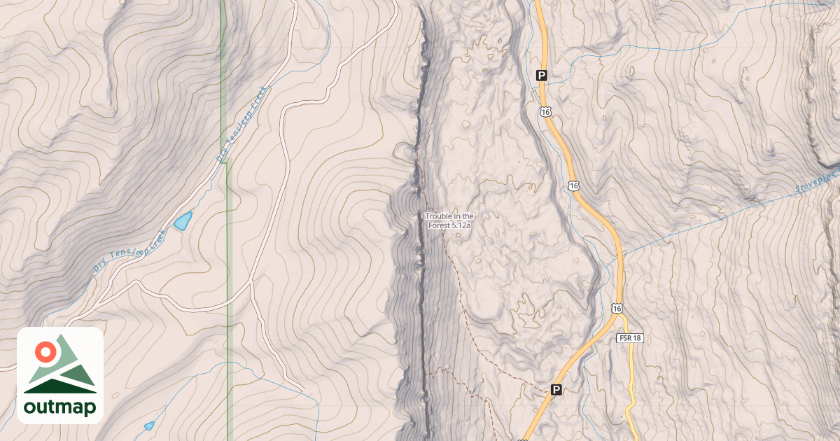 Map of Trouble in the Forest