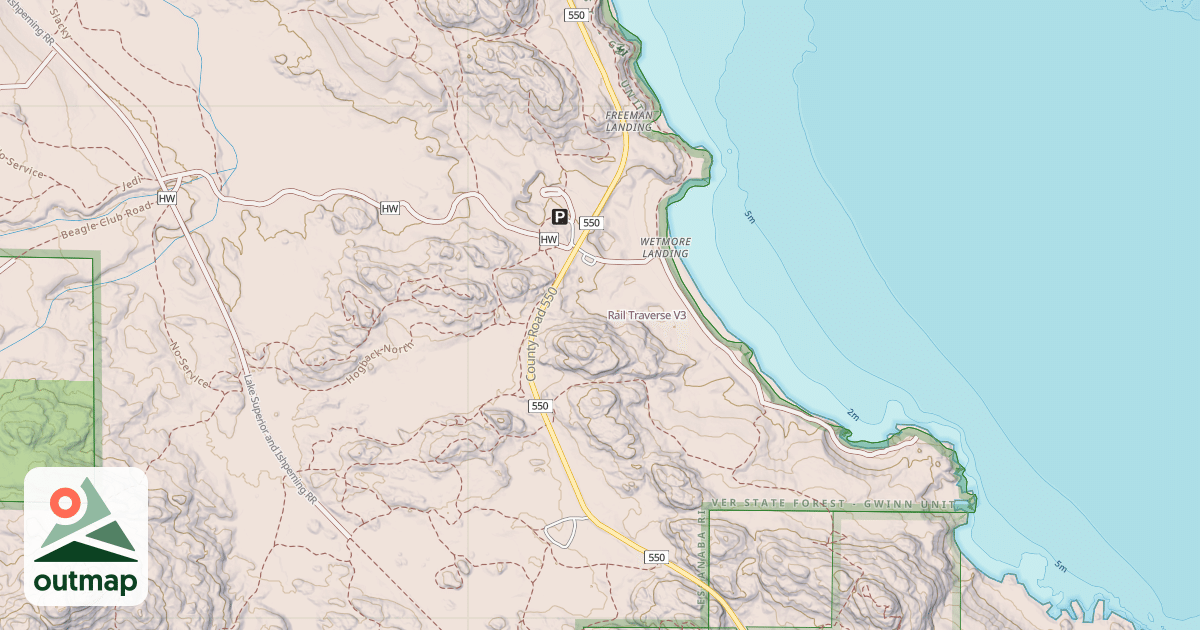 Map of Rail Traverse