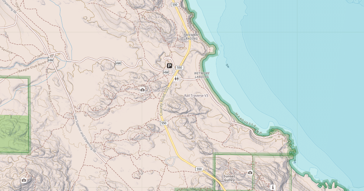 Map preview of Rail Traverse