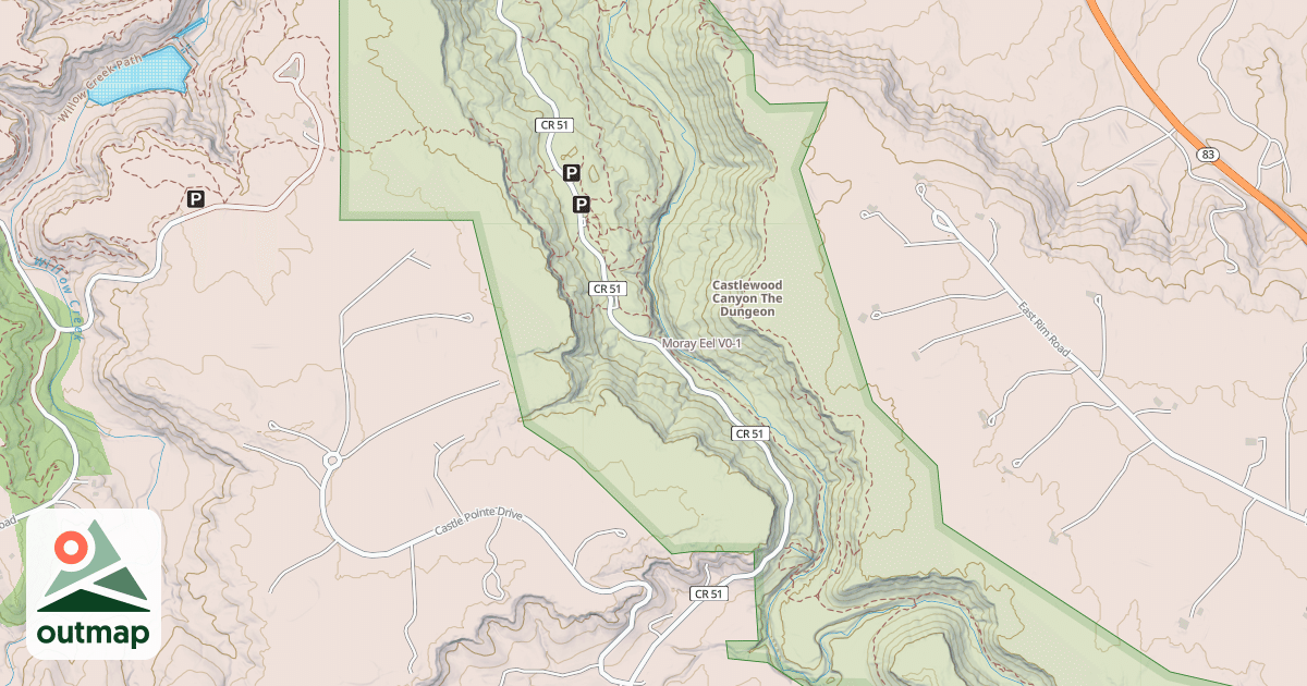 Map of Moray Eel