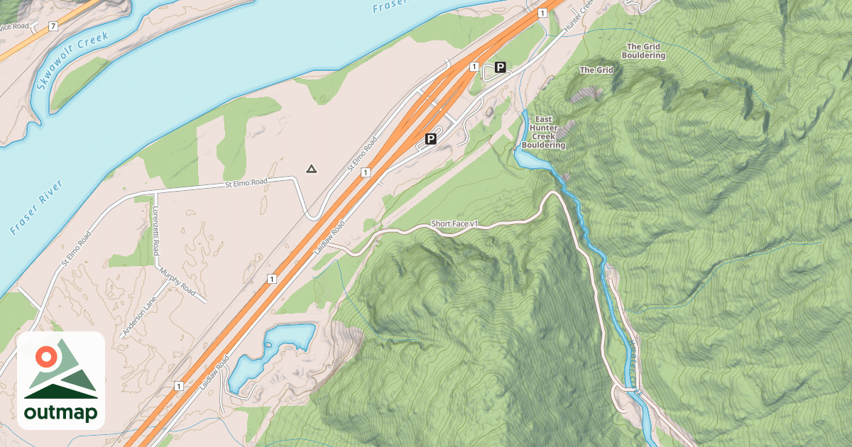 Map of Short Face